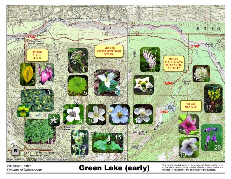 Green Lake Map
